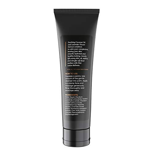 Buttah Skin Facial Gel Cleanser 3.4oz - Gentle Clarifying Face Wash for Melanin-Rich Skin - Daily Oil & Dirt Removal
