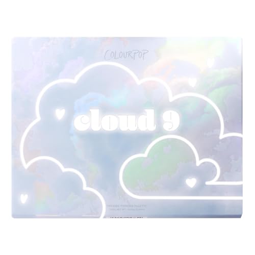 ColourPop Cloud 9 Eyeshadow Palette - Long-Wearing Multi-Finish Shades