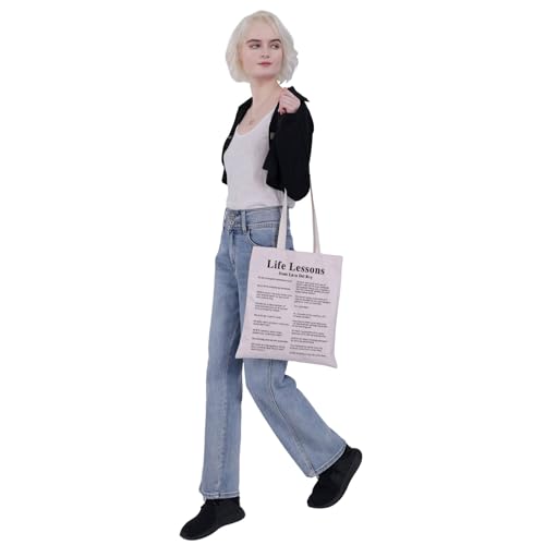 Lana Del Rey Life Lesson Lyric Aesthetic Tote Bag - Music Fan Gift