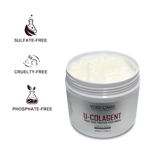 U-COLAGENT Hair Mask with Fruit Extracts – Deep Nourishing Treatment for Dry, Damaged Hair 300ml
