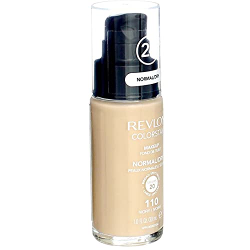 Revlon ColorStay Makeup with SoftFlex, Ivory 110, 1 Fl Oz - Normal/Dry Skin