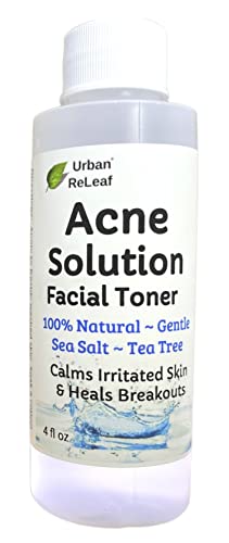 Urban ReLeaf Acne Solution Facial Toner, 4 Fl Oz - Soothe Breakouts & Reduce Pores