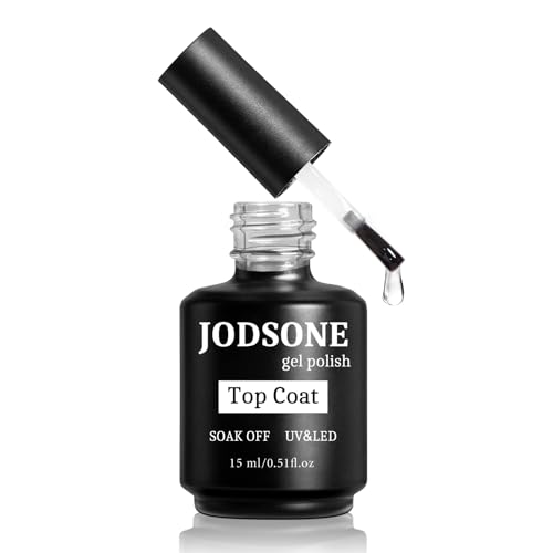 JODSONE 15ML Top Coat Gel Polish - High Gloss, Long Lasting