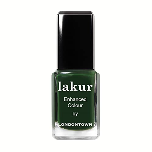 LONDONTOWN Lakur Nail Polish - Vibe Green, Long-Lasting Vegan Formula