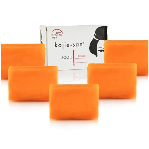 Kojie San Kojic Acid Skin Brightening Soap - 5 Bars Bundle