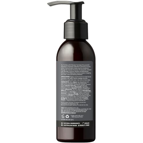 Sukin Oil Balancing Charcoal Gel Cleanser 125ML for Oily & Combination Skin