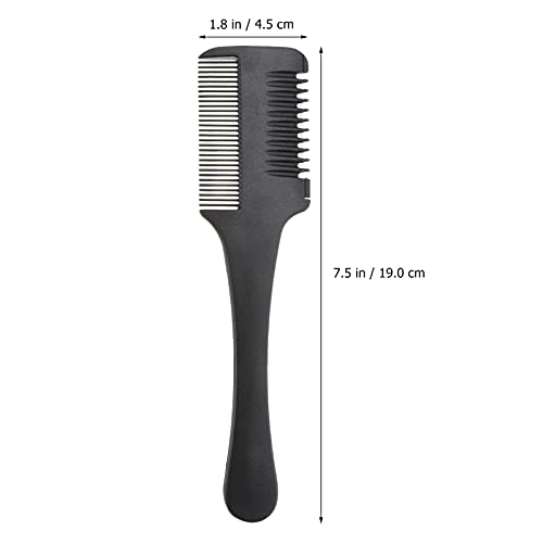 LEORX Double-Sided Razor Hair Cutter Comb with Safety Shield
