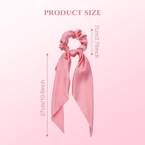 Lawie 10 Pack Satin Hair Ribbons & Scrunchies for Women & Girls