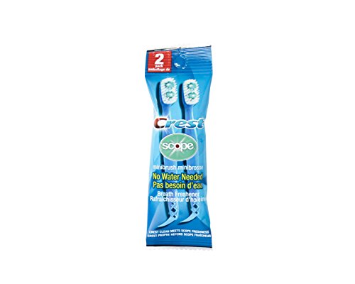 Crest Scope Mini Disposable Toothbrushes with Toothpaste (12 Pack)