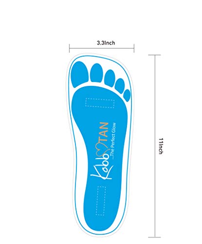 KOBBTAN 60 Pairs Disposable Spray Tan Feet Pads - Non-Slip Protection