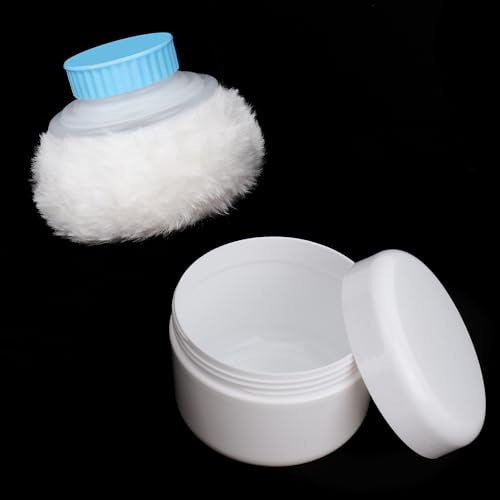 Beach Sand Remover Powder Puff with Storage Container