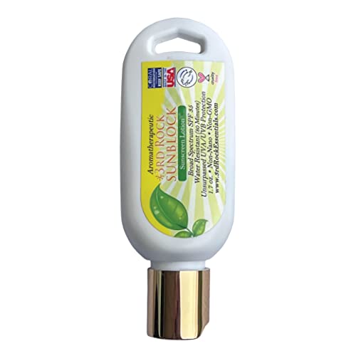 3rd Rock Sunblock SPF 35 All Natural Zinc Sunscreen Lotion 1.7 oz - Aromatherapeutic, Fragrance-Free, Hypoallergenic