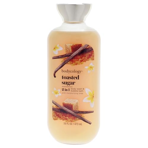 Bodycology Toasted Sugar Body Wash & Bubble Bath 16 oz