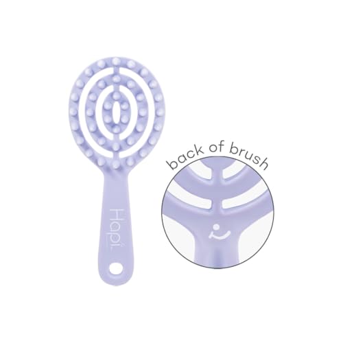 Cricket Hapi Scalp Massager Brush - Silicone Shampoo & Exfoliator for All Hair Types