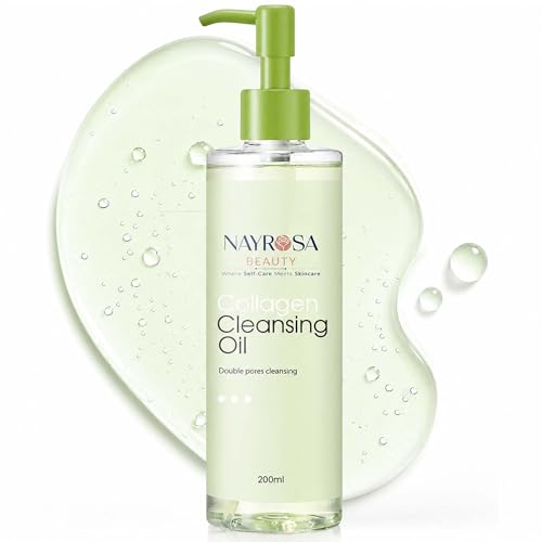 NAYROSA Collagen Cleansing Oil - Deep Pore Makeup Remover, 200ml