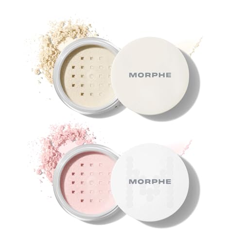 Morphe Totally Set Mini Brighten & Set Translucent Face Powder Duo