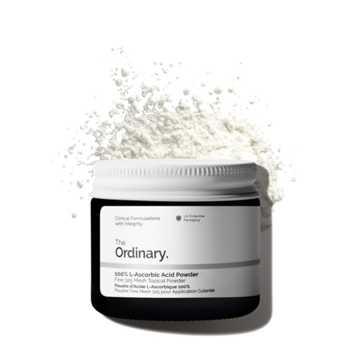 The Ordinary Vitamin C Powder - Pure L-Ascorbic Acid for Skin Brightening & Anti-Aging, 0.7 oz