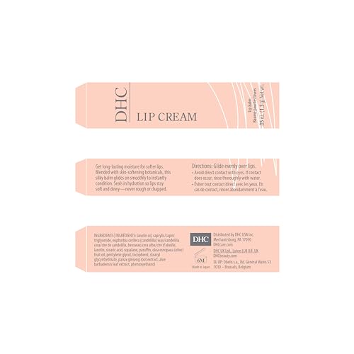 DHC Lip Cream & Eyelash Tonic Set - Hydrating Lip Balm & Strengthening Serum