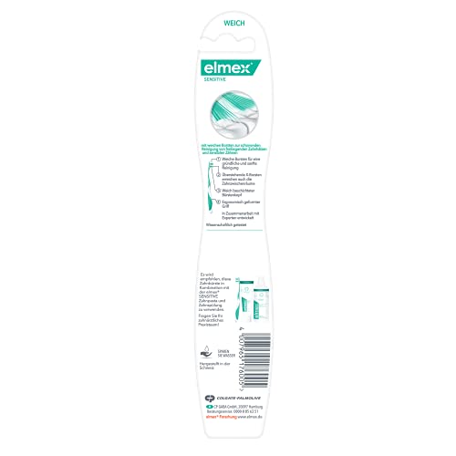 Elmex Sensitive Extra Soft Toothbrush for Sensitive Teeth & Gums