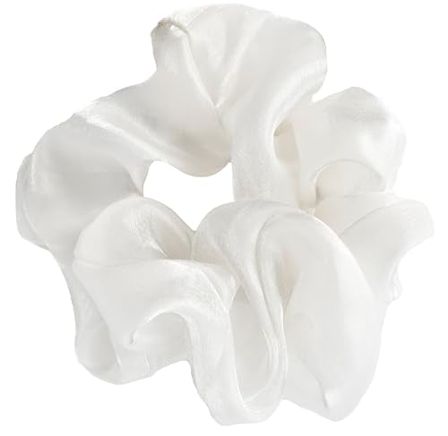 iscream Set of 3 Satin and Fleece Hair Scrunchies with Bow Accent