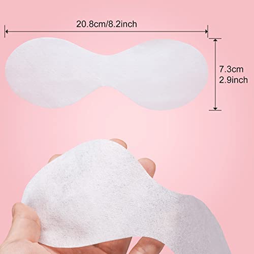 PAGOW 400 Sheets Disposable Non-Woven Eye Care Paper - Clear Eye Mask Sheets