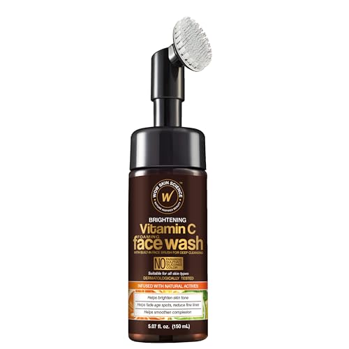 WOW Skin Science Vitamin C Face Wash with Brush - 5.07 oz