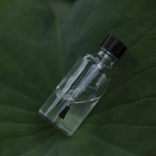 6PCS Refillable Nail Polish Bottles with Brush & Funnel - 50ML