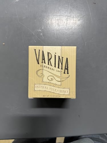 Varina Oatmeal Milk & Honey Bar Soap 4.5oz - 3 Pack for Sensitive Skin