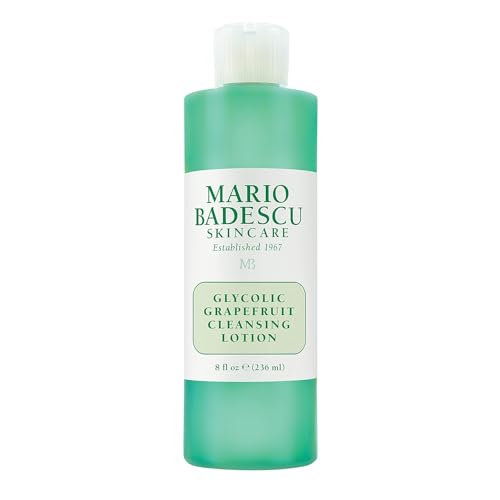 Mario Badescu Glycolic Grapefruit Cleansing Lotion 8 Fl Oz - Exfoliating Toner for Oily Skin