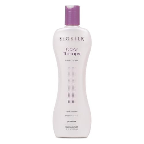 BioSilk Color Therapy Conditioner 12 Oz - Moisturizing for Color Protection, Enhances Shine