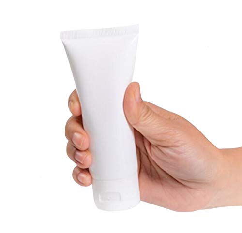 20PCS 80ml Travel Squeeze Bottles with Flip Caps - Plastic Cosmetic Containers