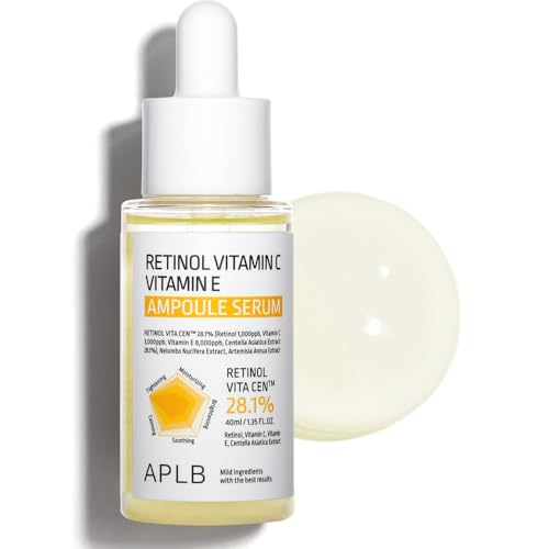 APLB Retinol Vita Cen Serum with Vitamin C & E - 28.1% Anti-Aging Formula