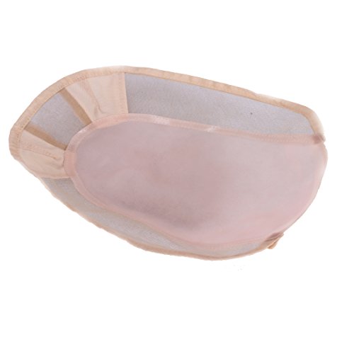WeKen Skin Color Wig Caps for Making Wigs - Mono Top Lace Base, 21cm