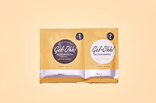AVRYBEAUTY Milk & Honey Jelly Pedicure Spa Set 3-Pack | Foot Soak & Relaxation