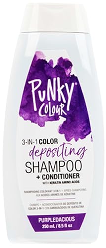 Punky Colour 3-in-1 Color Depositing Conditioner - Purpledacious, 8.5 fl oz