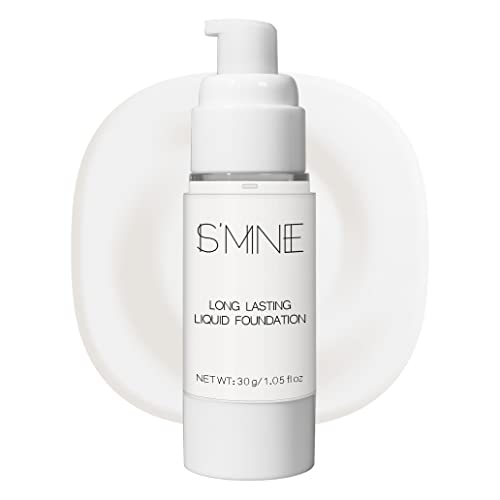 IS'MINE White Liquid Foundation with Kabuki Brush - Flawless Coverage