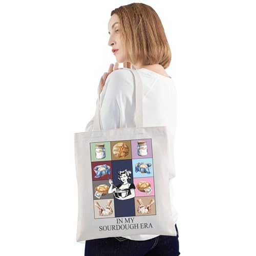 JNIAP Sourdough Tote Bag - Sourdough Era Baker Gifts for Sourdough Mama