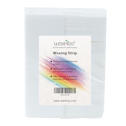 Waxkiss 200 Count Non-Woven Wax Strips Large 100 + 800 Small for Body & Face