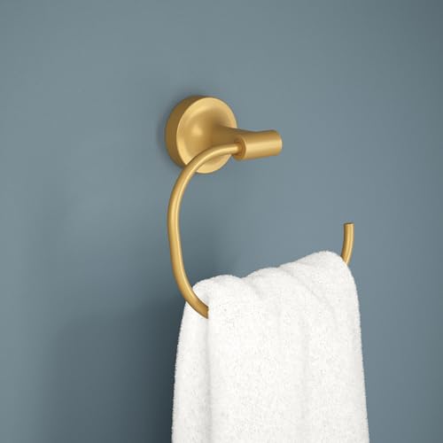 Satin Gold Hand Towel Ring for Bathroom & Kitchen - Franklin Brass