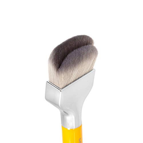 Bdellium Tools Large Rounded Double Dome Blender Brush - Vegan Synthetic Fibers for Foundation Application