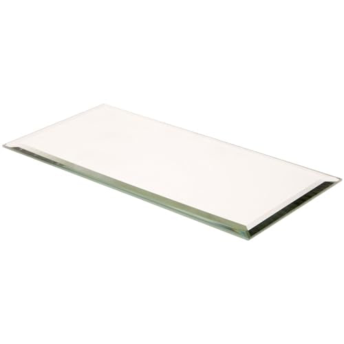Plymor Beveled Glass Mirror 3x6 Inch | Premium Polished Display