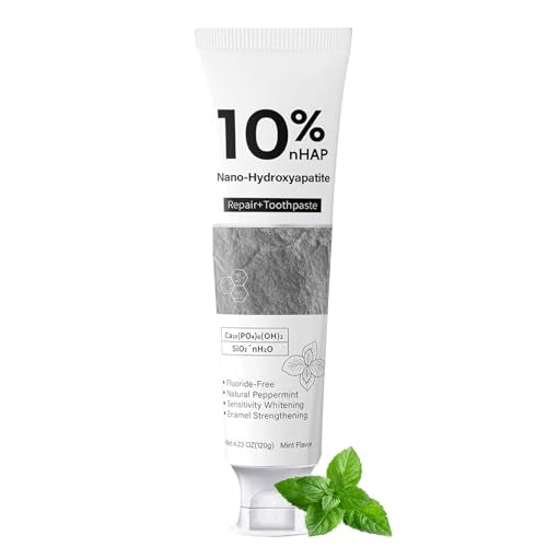 Fluoride-Free Nano-Hydroxyapatite Toothpaste for Enamel Repair - 4.23oz
