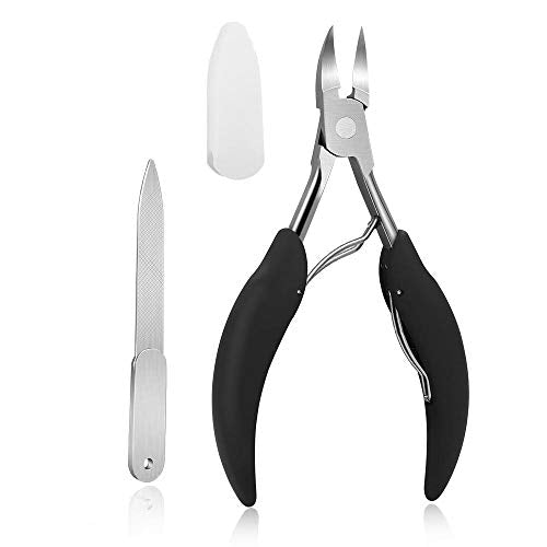 Ruosong Toenail Clipper for Thick & Ingrown Nails - Stainless Steel Pedicure Tool