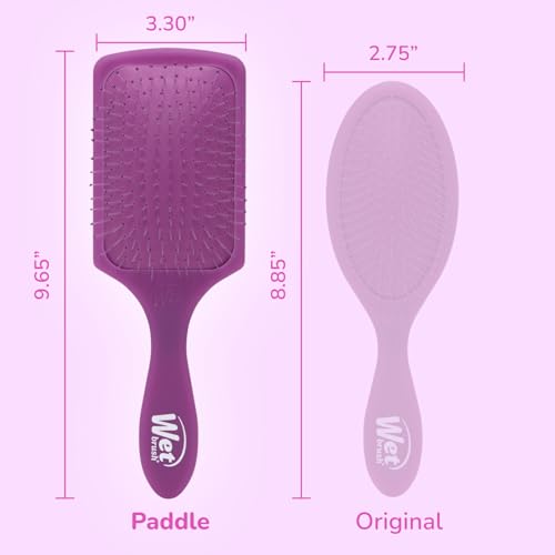 Wet Brush Paddle Detangler - Ultra-Soft IntelliFlex for Healthy Hair