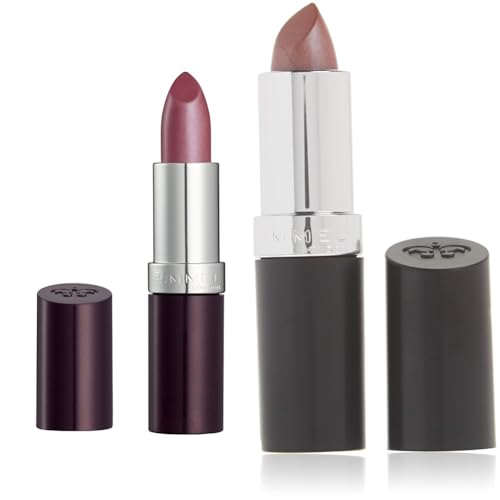 Rimmel Lasting Finish Lipstick Bundle - Heather & Coffee Shimmer