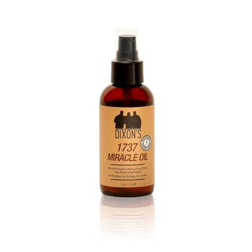 Dixon's 1737 Miracle Oil - Organic Beard, Hair & Scalp Oil (2 fl oz)