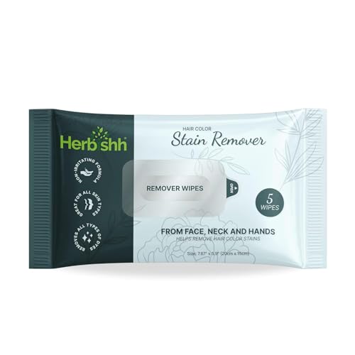 Herbishh Hair Dye Stain Remover Wipes – Gentle & Travel-Friendly
