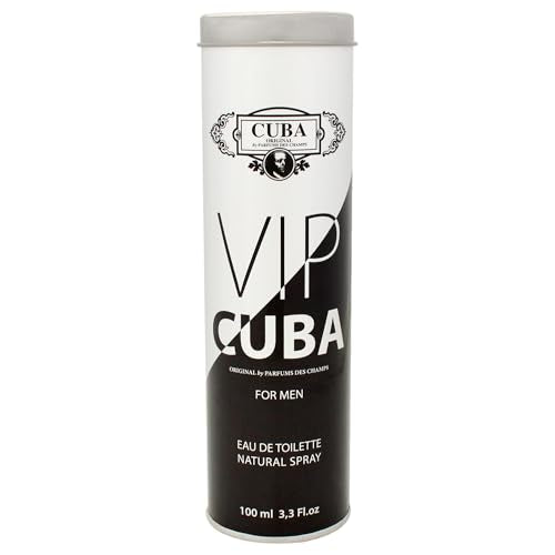 Cuba VIP Eau de Toilette Spray for Men, 3.3 Oz Fragrance