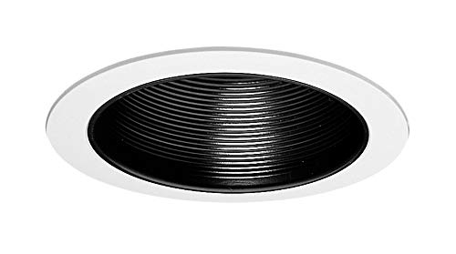 NICOR 6-Inch White Baffle Trim - Maximum 150W Lamp Rating