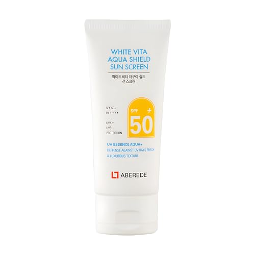 ABEREDE Korean SPF50+ PA++++ Sunscreen with Hyaluronic Acid, Hydrating Face Sunblock, No White Cast, 50ml